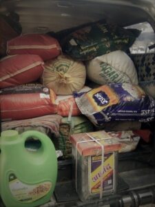 धान्य गोळा करणे – दुर्गोत्सव